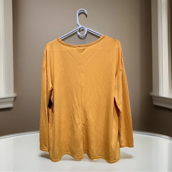 JW Style Yellow Long Sleeve Top Size S - Picture 2 of 8